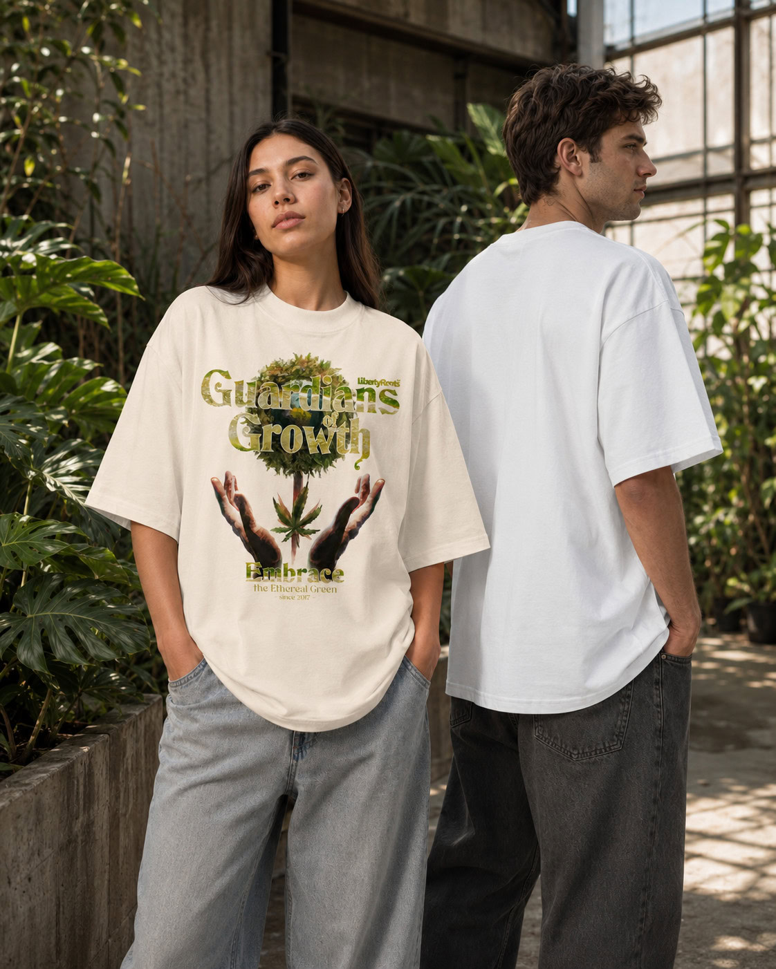 Guardians of Growth • Organic Oversize Shirt – Bild 2