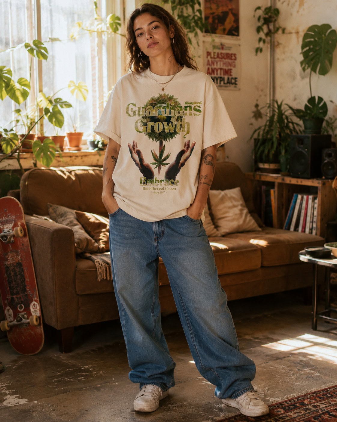 Guardians of Growth • Organic Oversize Shirt – Bild 3