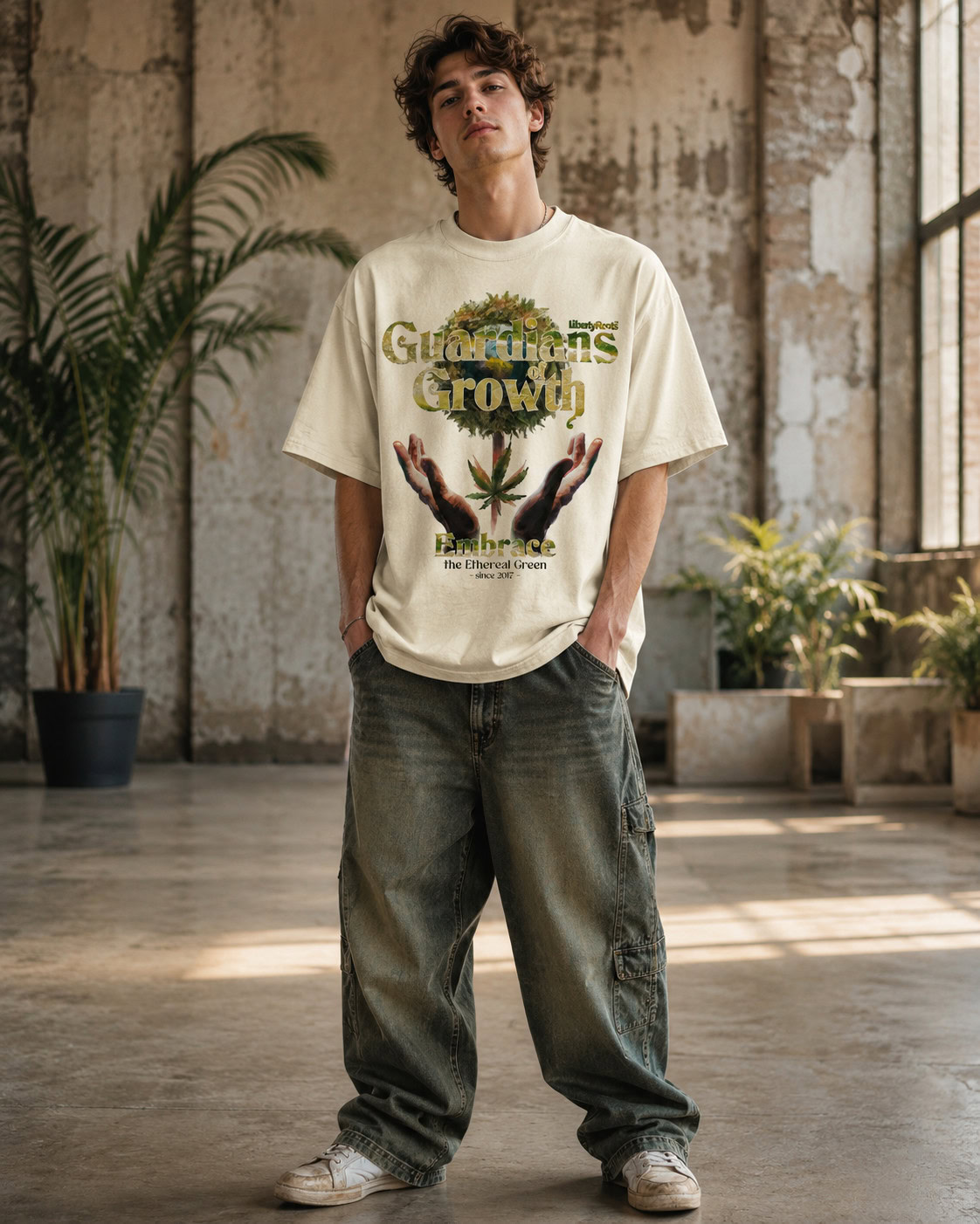 Guardians of Growth • Organic Oversize Shirt – Bild 4