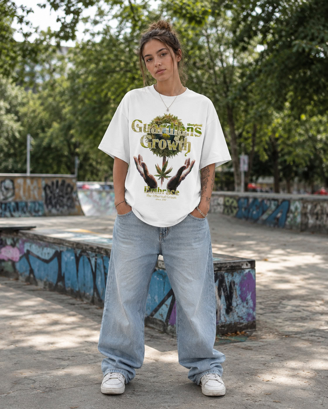 Guardians of Growth • Organic Oversize Shirt – Bild 9