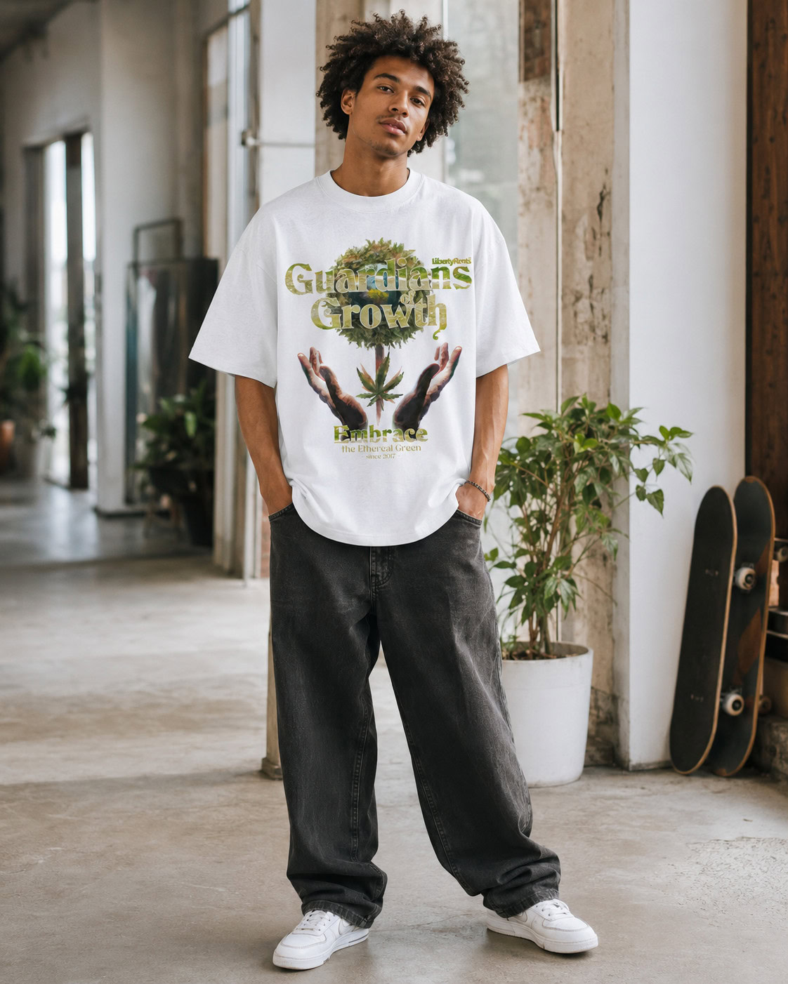 Guardians of Growth • Organic Oversize Shirt – Bild 10