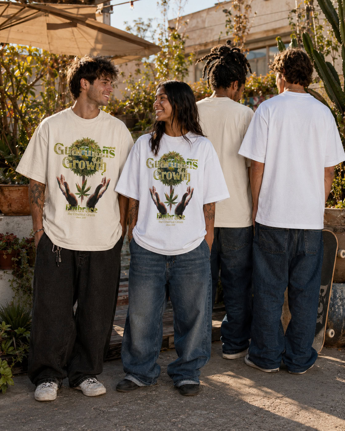 Guardians of Growth • Organic Oversize Shirt