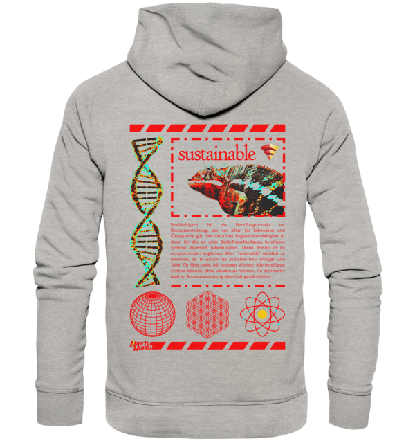 Sustainable DNA • Organic Roots Hoodie – Bild 4