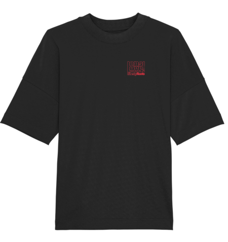 Fiber Love • Organic Sloppy Shirt - XS, Schwarz